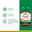 Jamieson Omega-3 + Turmeric Softgels, No Fishy Aftertaste, Supports Heart, Brain, and Joint Health. Fish Oil, Reduces Cholesterol and Inflammation, with EPA and DHA, Gluten-Free, 75 Count, Proudly Canadian 🍁 All In One Marketplace Canada