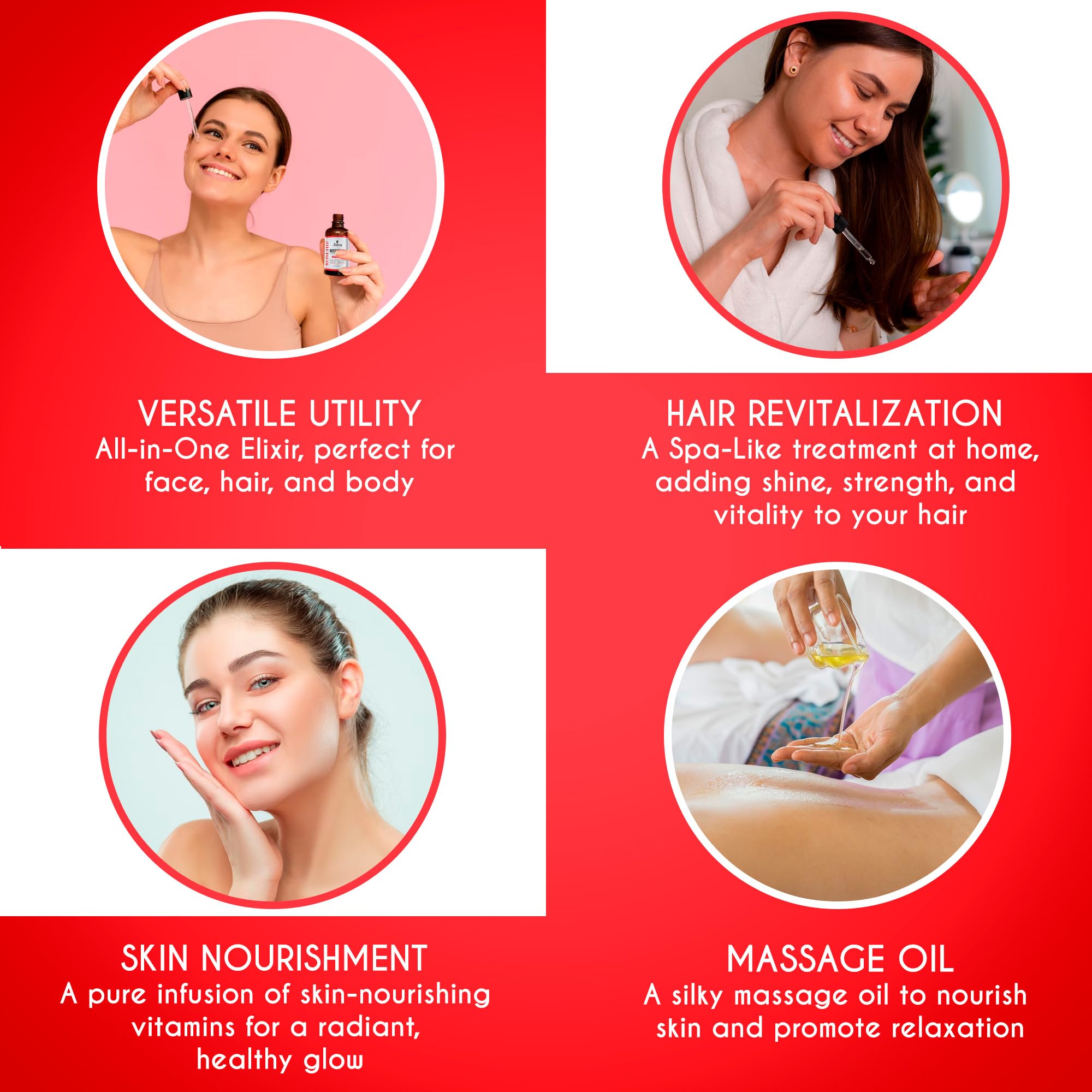 Kanzy Rosehip Oil for Face 120ml - Cold-Pressed Rosehip Oil for Skin, Hair, Nails & Body | Vegan & Cruelty-Free Moisturizing Oil for Daily Use 🍁 All In One Marketplace Canada