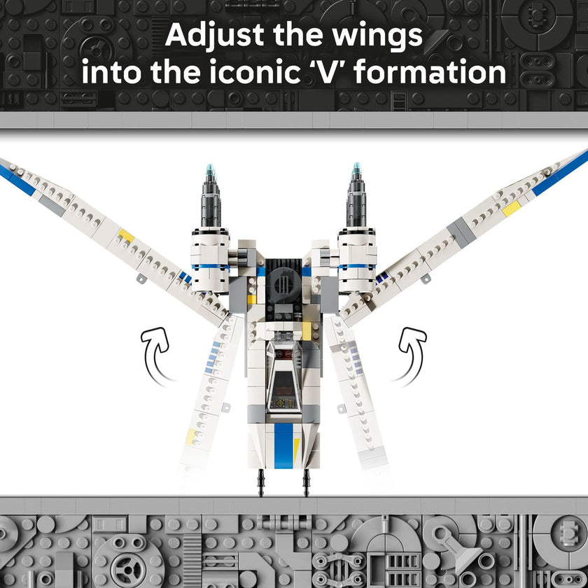 LEGO Star Wars Rebel U-Wing Starfighter Building Set - Includes Cassian Andor, Dedra Meero and K-2SO - Model Action Toy for Andor Fans - Birthday Gift Idea for Boys, Girls, Kids, Ages 8+ - 75399 🍁 All In One Marketplace Canada