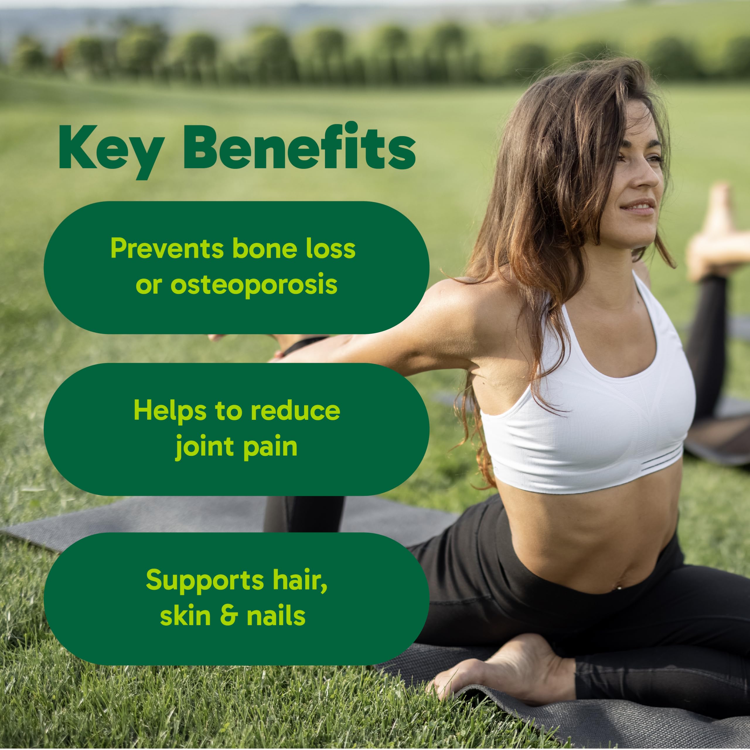 Organika Canadian-Made Enhanced Collagen Bone and Joint Powder - with Glucosamine, MSM, Chondroitin Sulfate, Vitamin D3 and K2 | Helps Restore Bone and Joint Health + Healthier Skin and Hair - 280g 🍁 All In One Marketplace Canada