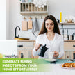 Trappify Hanging Fly Traps Outdoor: Fruit Fly Traps for Indoors | Fly Catcher, Gnat, Mosquito, & Flying Insect Catchers for Inside Home - Disposable Sticky Fly Trap for Indoor House Pest Control (2) 🍁 All In One Marketplace Canada