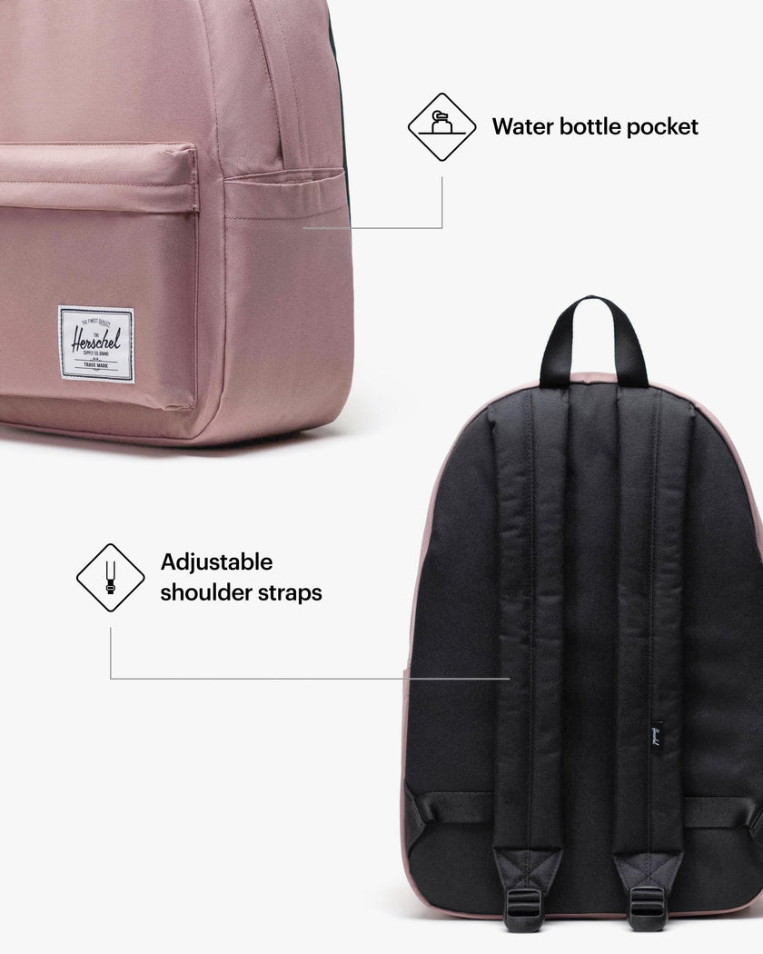 Herschel Classic Backpack, Unisex, Ash Rose, Mod XL - 25L 🍁 All In One Marketplace Canada
