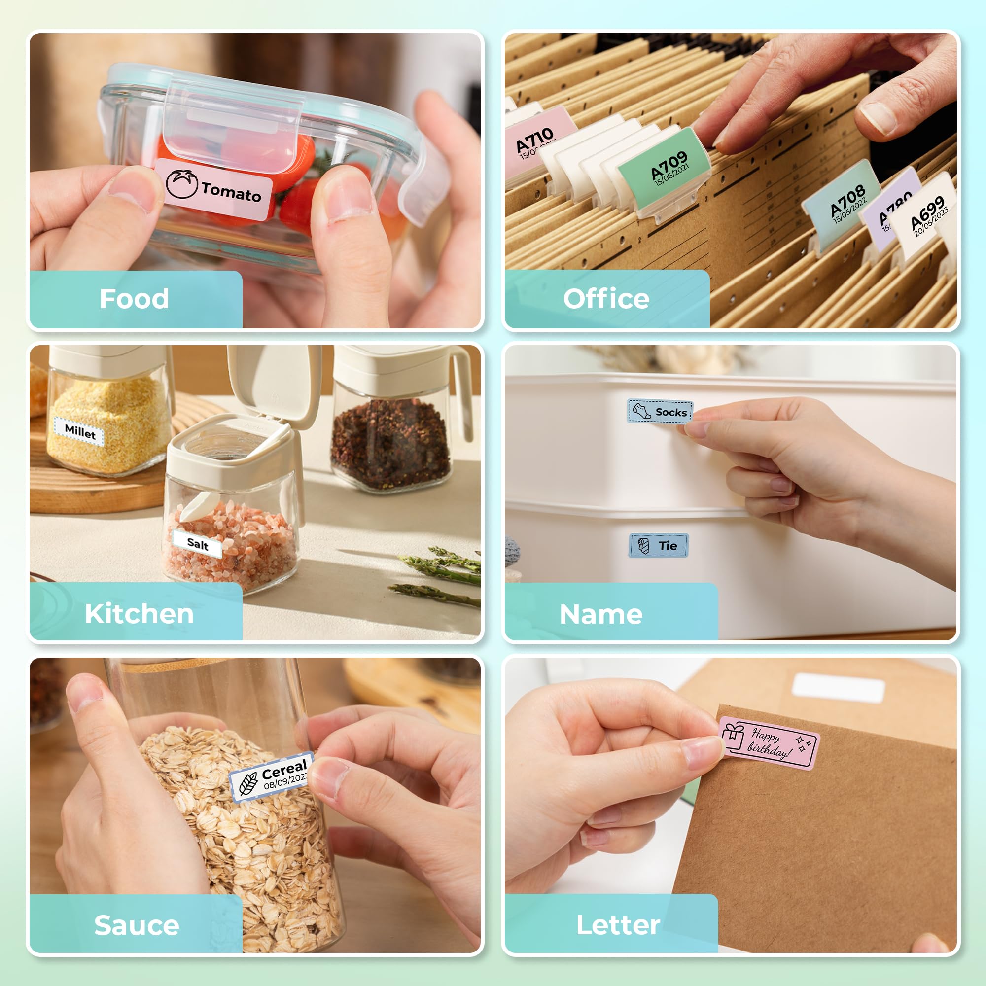 NELKO Genuine P21 Label Tape 14 x 40 mm Label Printing Paper Adhesive Tape Standard Laminated Replacement Multifunctional 180/Roll 3 Rolls 🍁 All In One Marketplace Canada