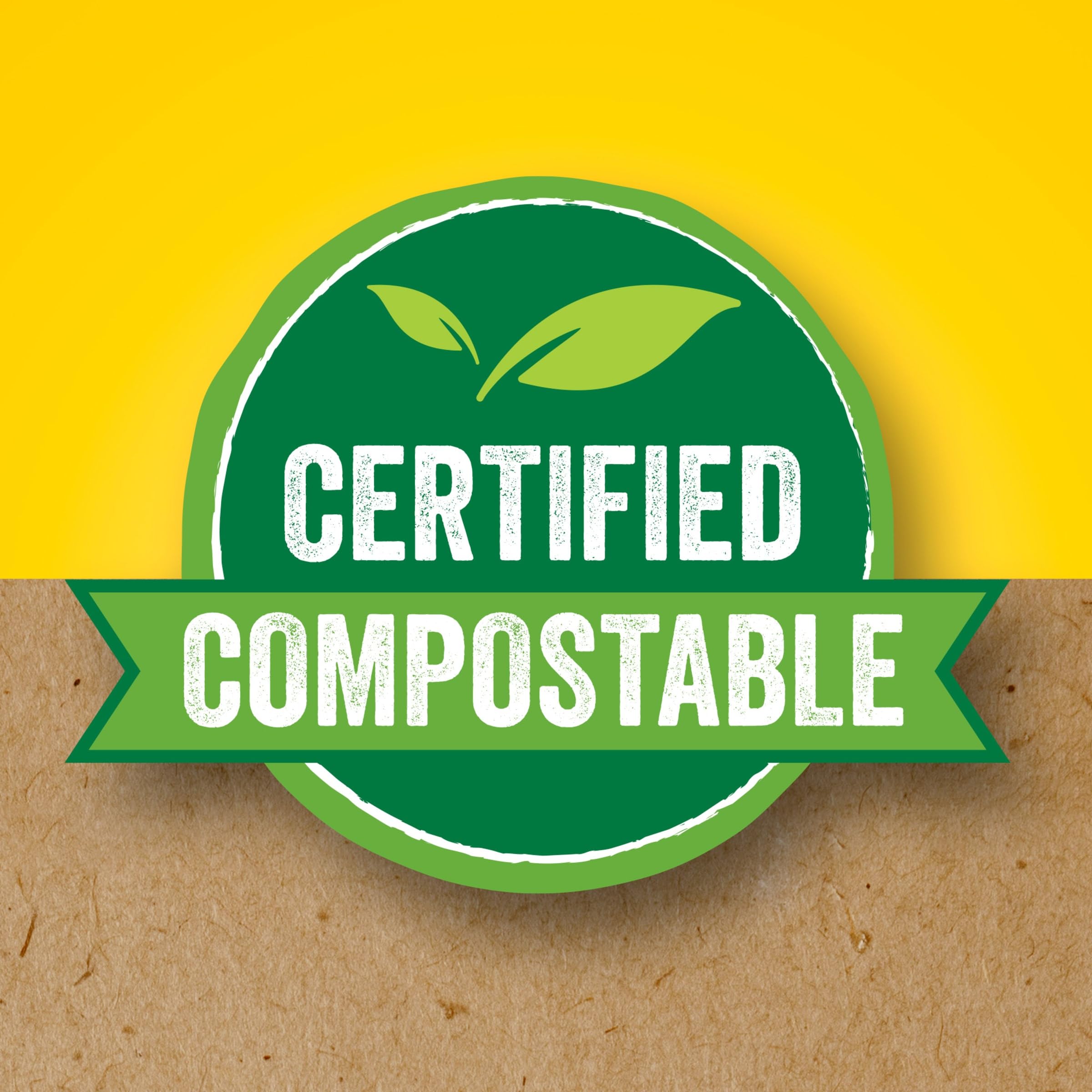 Glad Certified Compostable Drawstring Bags - Small 10 Litres - Drawstring, 80 Compost Trash Bags - Unscented 🍁 All In One Marketplace Canada