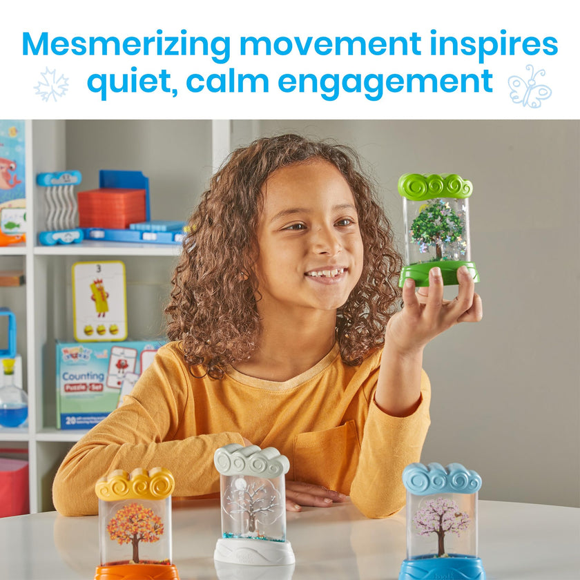 hand2mind Changing Seasons Sensory Tubes, Quiet Fidget Toys for Kids 3-5, Toddler Science Toys, Weather Toys, Calming Toys for Kids, Calm Down Corner Supplies, Preschool Classroom Must Haves 🍁 All In One Marketplace Canada