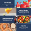 Ninja Kitchen System | All-in-One Food Processor & Blender for Smoothies | Includes Pitcher, (2) 16 oz. to-Go Cups & 8-Cup Bowl | Makes Salsa, Dough, Shakes, & Frozen Drinks | 1500W | Black | BL770 🍁 All In One Marketplace Canada