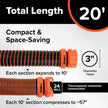 Camco 21012 RhinoEXTREME 20ft RV Sewer Hose Kit | Includes Swivel Fitting and Translucent Elbow with 4-in-1 Dump Station Fitting | Storage Caps Included 🍁 All In One Marketplace Canada