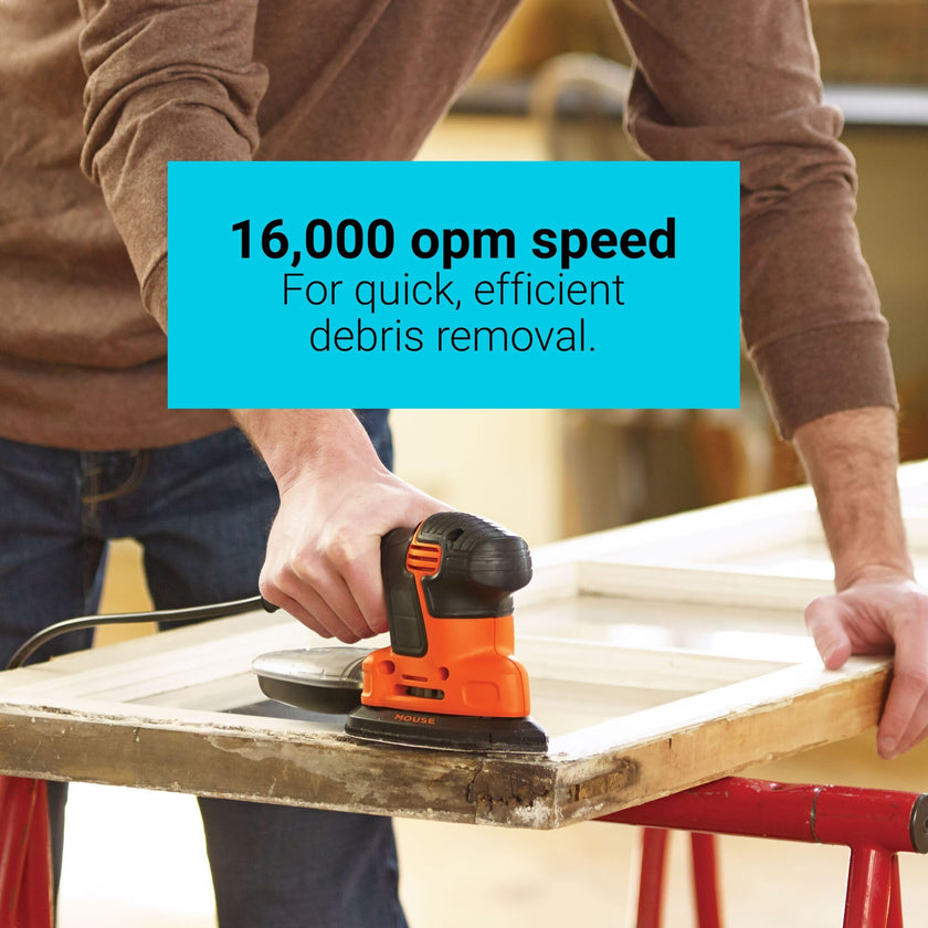 BLACK+DECKER MOUSE 1.2 Amp Electric Detail Sander (BDEMS600) 🍁 All In One Marketplace Canada