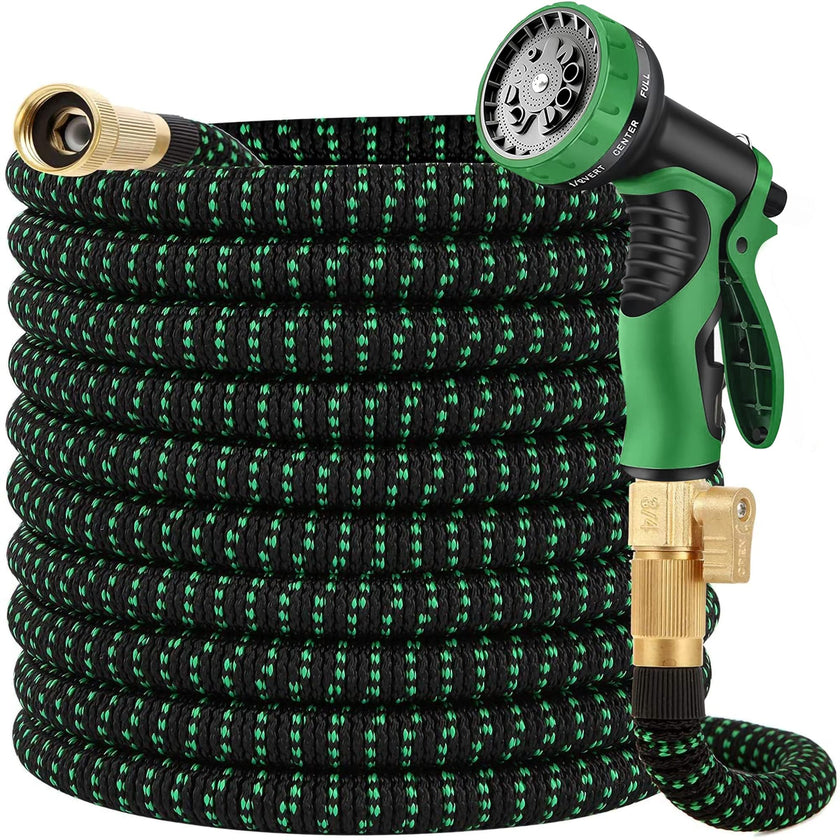 200 FT Garden Hose Expandable Hose - All New 2026 Flexible Water Hose with 10 Functions Spray Nozzle - Car Wash Hose with Solid Brass Connector, Leakproof Lightweight Expanding Pipe for Yard,Outdoor 🍁 All In One Marketplace Canada