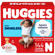 Huggies Newborn Diapers, Little Snugglers Newborn Diapers, Size 0 (up to 10 lbs), 144 Count 🍁 All In One Marketplace Canada