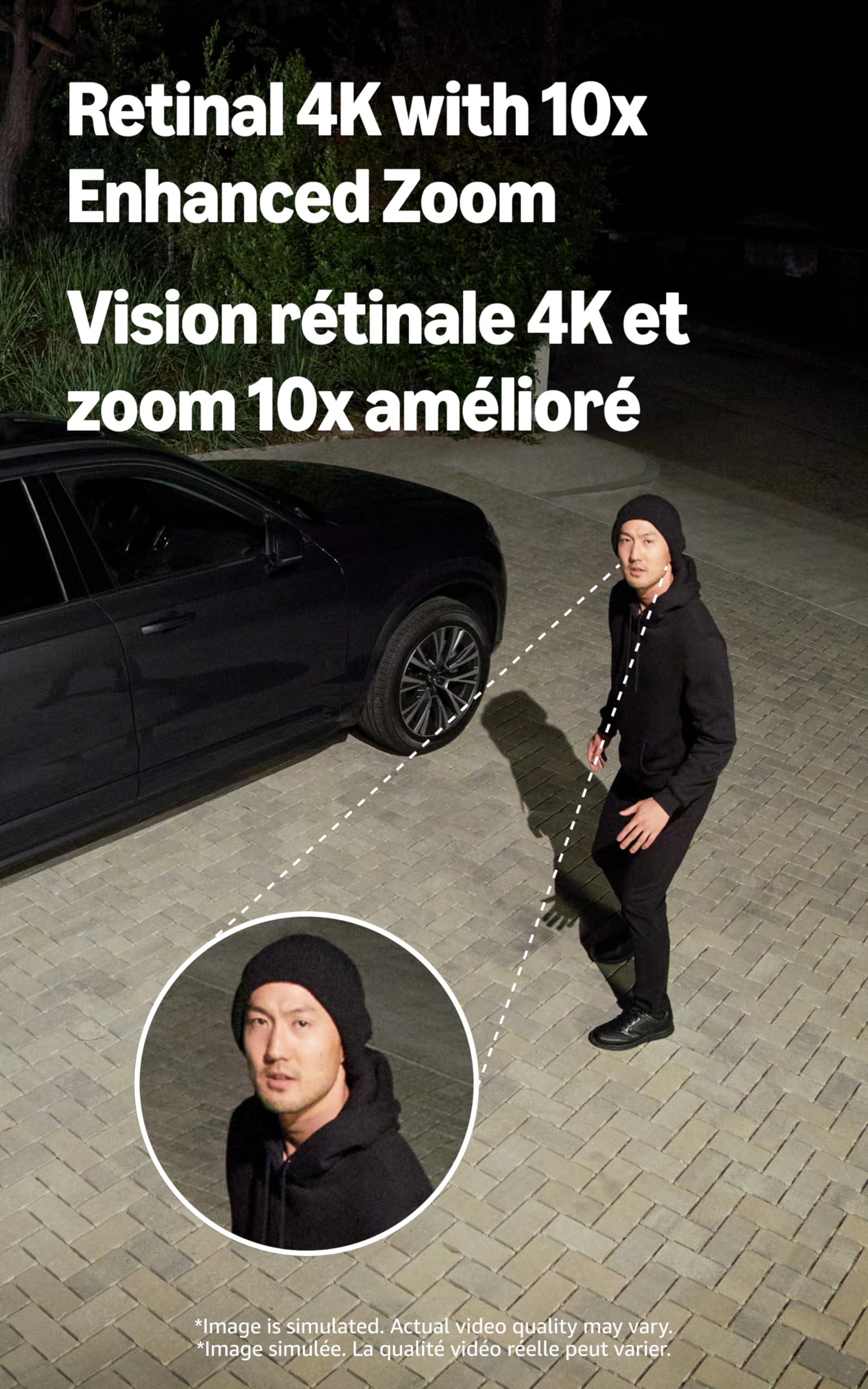 Ring Floodlight Cam Pro, Wired (Newest Model) — Retinal 4K with wide-angle video, 10x Enhanced Zoom, and 2000 Lumen Floodlights, Black 🍁 All In One Marketplace Canada