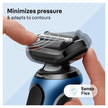 Braun Electric Razor for Men Series 6, Beard Shaver, Electric Shaver, GentleFlex, SkinGentle Foil, with Precision Trimmer, S6 6120s, 1 item 🍁 All In One Marketplace Canada