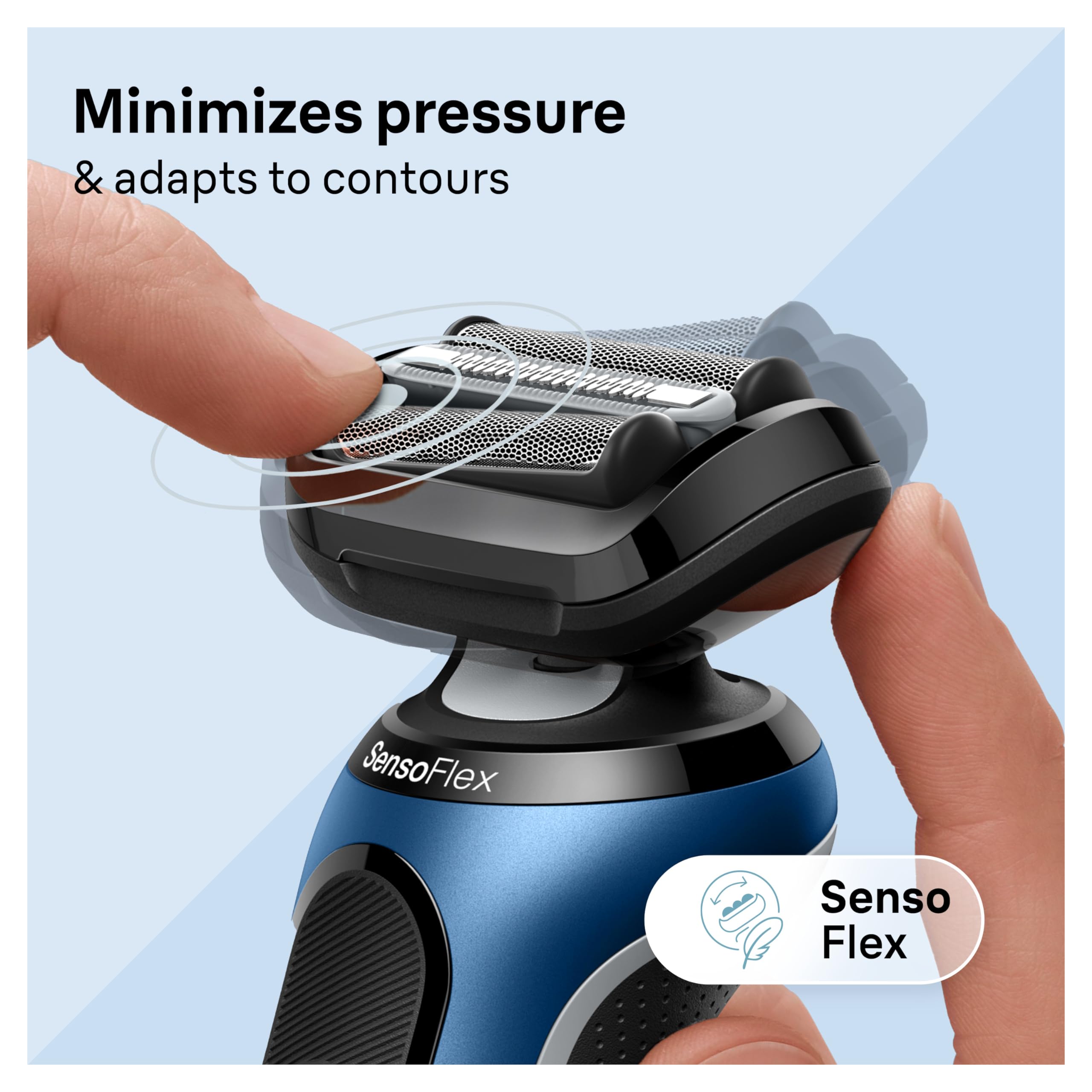 Braun Electric Razor for Men Series 6, Beard Shaver, Electric Shaver, GentleFlex, SkinGentle Foil, with Precision Trimmer, S6 6120s, 1 item 🍁 All In One Marketplace Canada