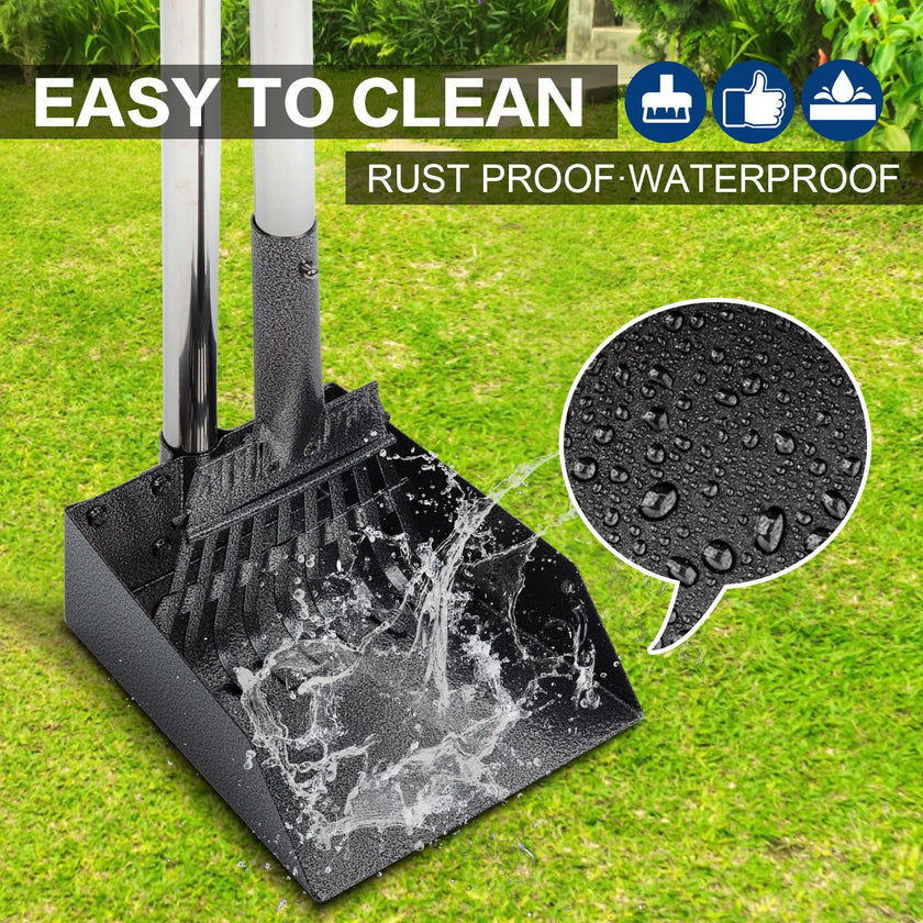 THRISEED Dog Pooper Scooper, Durable Dog Poop Tray and Long Handle Rake Set for Large Medium Small Dogs, Heavy Duty Pet Suppliers 🍁 All In One Marketplace Canada