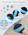 Upgraded Pet Hair Removal Glove, 2 Pair Five-Finger Electrostatic Pet Hair Removal Glove for Cats & Dogs, Reusable Magic Brush for Laundry, Couch, Carpet, Car Seat, Pet Hair Remover Tool (Blue) 🍁 All In One Marketplace Canada