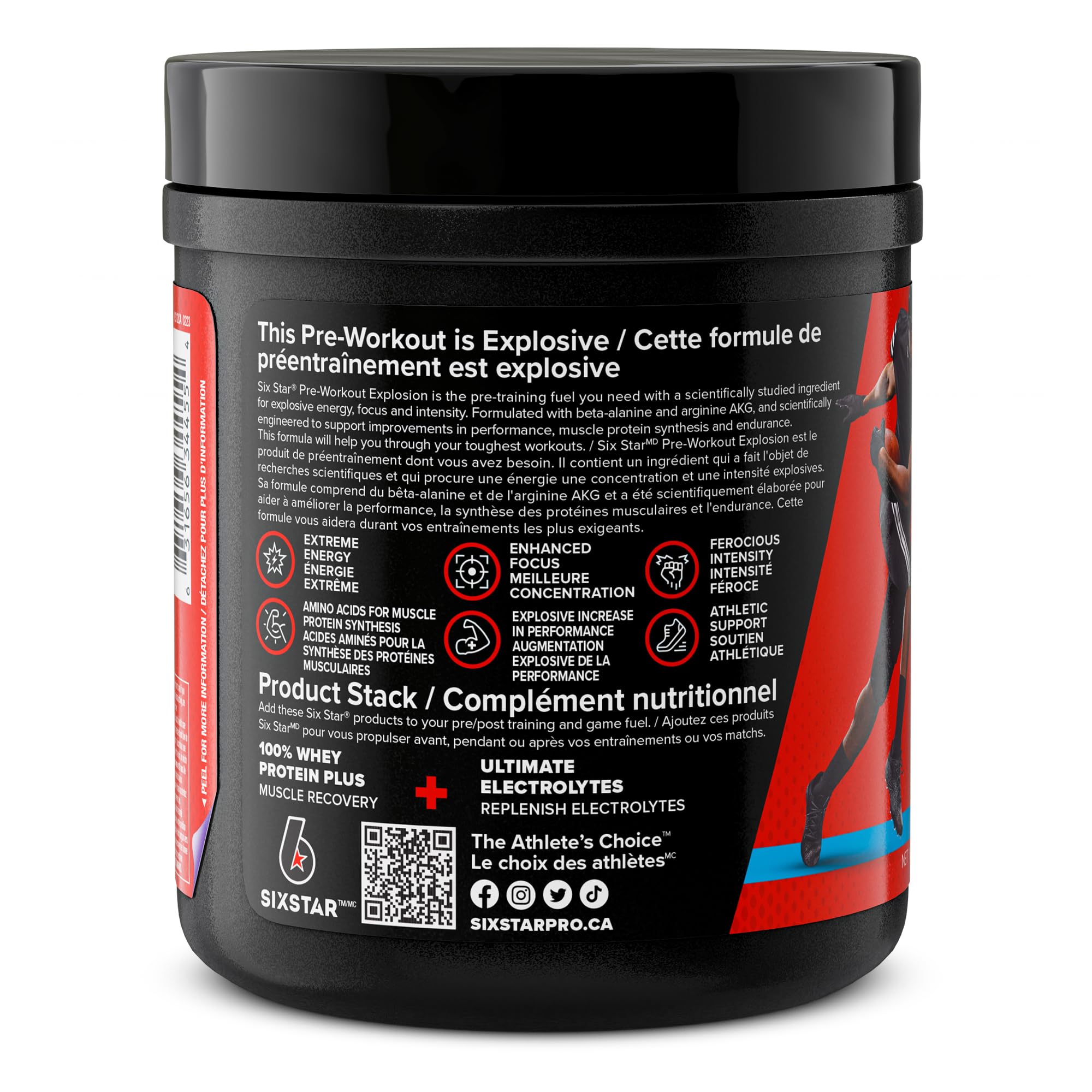 Six Star Pre-Workout Explosion for Men & Women, Blue Raspberry, 30 Servings 🍁 All In One Marketplace Canada