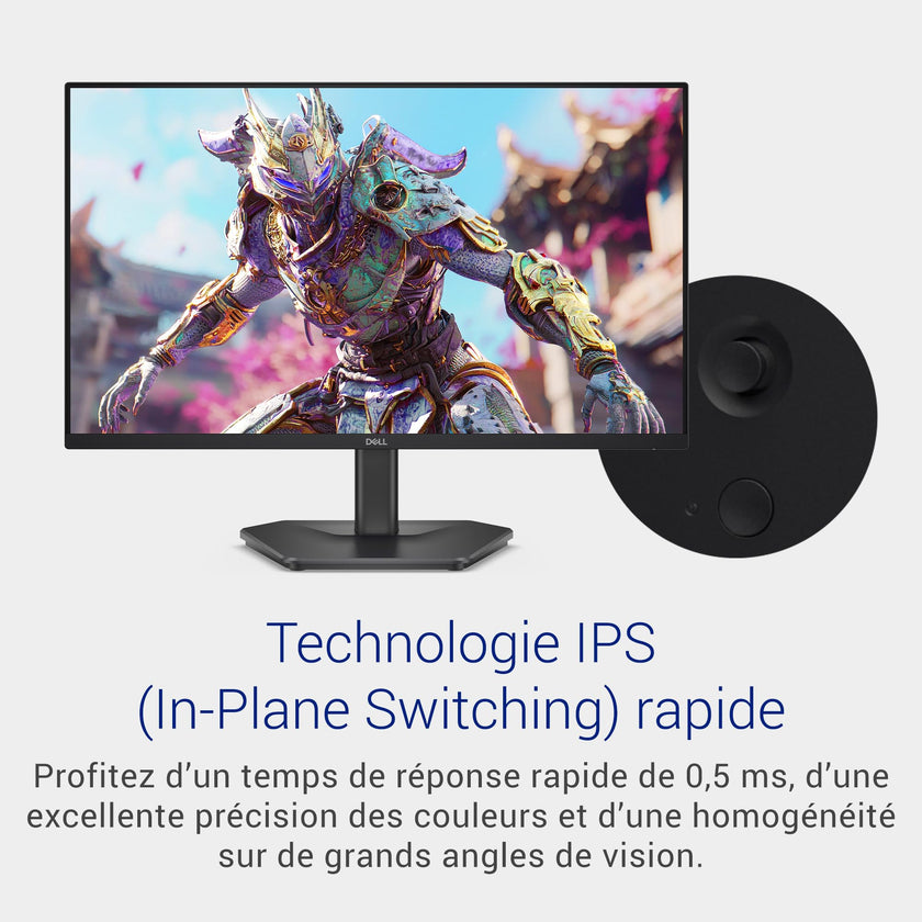 Dell 24 240Hz Monitor - SE2426HG - 23.8-inch FHD (1920x1080) 240Hz Display, in-Plane Switching (IPS) Technology, AMD FreeSync™ Premium, TÜV 3-Star, 2X HDMI, DisplayPort 1.4, Tilt 🍁 All In One Marketplace Canada