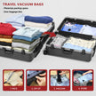 Travel Vacuum Bags for Clothing with Rechargeable Electric Pump, Compression Packing Cubes Organizer Storage for Luggage Suitcase, Space Saver Seal Bags for Vacation Cruise, 18 Combo 🍁 All In One Marketplace Canada