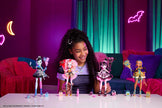 Monster High Scary Sweet Birthday Doll, Draculaura in Pink Party Dress with Themed Accessories Like Invite, Balloon, Gift, Fan and More 🍁 All In One Marketplace Canada