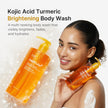 medicube Kojic Acid Turmeric Brightening Body Wash | Gentle Shower Gel for Uneven Skin | Niacinamide, Vitamin C, AHA/BHA | Deep Cleansing, Hydrating Formula | Easy and Effective, 13.52 fl.oz 400ml 🍁 All In One Marketplace Canada