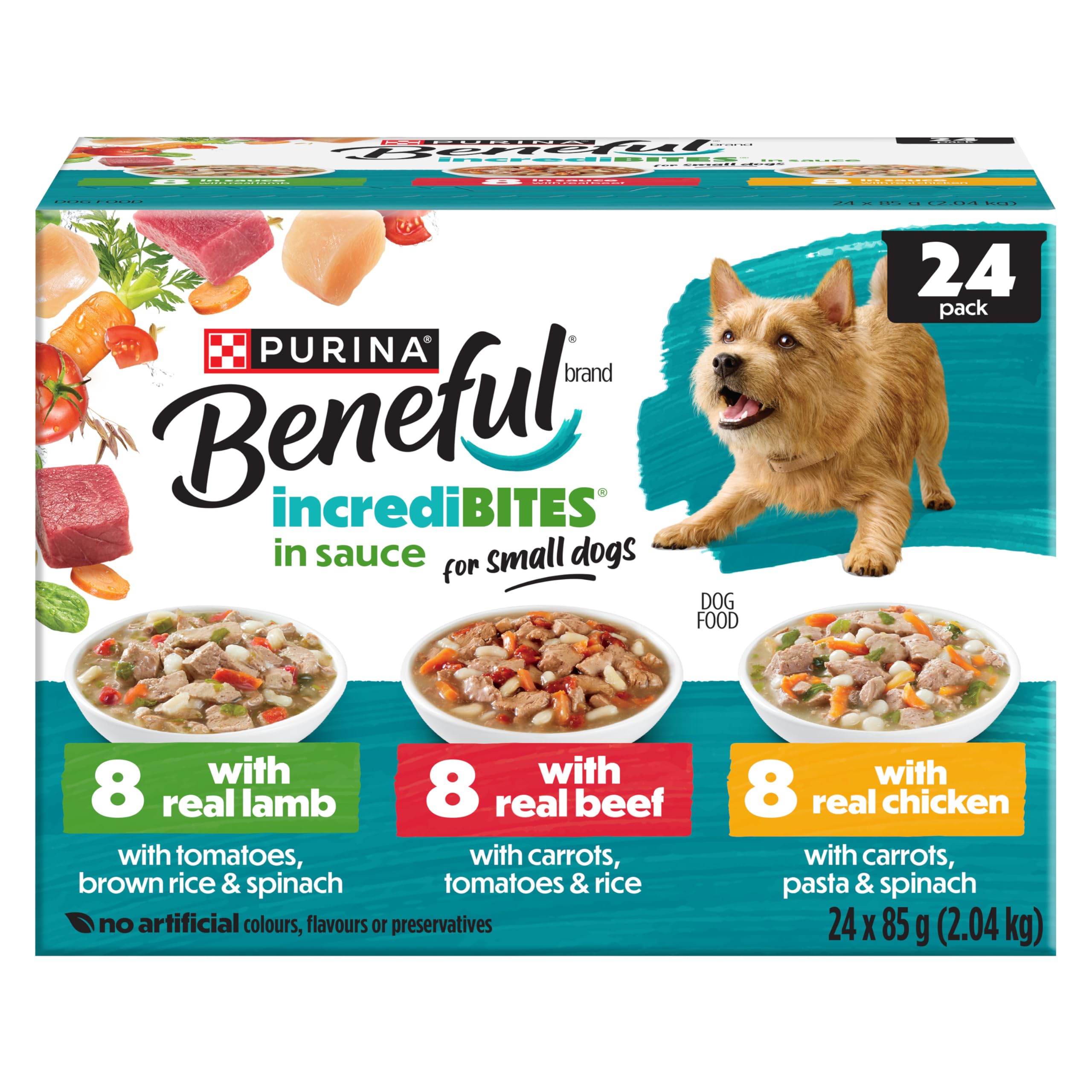 Beneful Incredibites Wet Dog Food, Lamb, Beef & Chicken in Sauce (24 Pack) 🍁 All In One Marketplace Canada