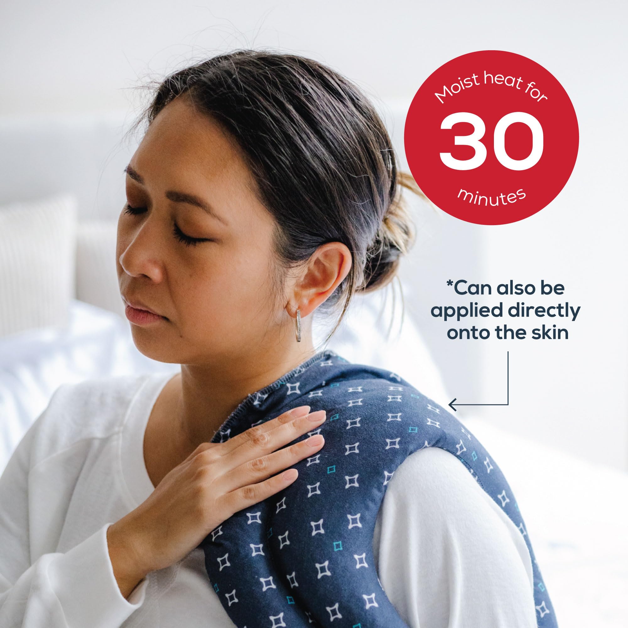 Magic Bag Signature Edition Neck-to-Back Hot & Cold Compress, Hot/Cold Therapy for Neck and Shoulder Pain Relief, Awarded with the Family-Tested, Family-Approved Seal, Cordless 🍁 All In One Marketplace Canada