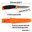 Morakniv Companion Fixed Blade Outdoor Knife with Sandvik Stainless Steel Blade, Orange, 4.1-Inch 🍁 All In One Marketplace Canada
