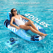 SEETOHOME 2 Pack Pool Floaties for Adults, Heavy Duty Inflatable Pool Lounger Floating Adult with Detachable Cup Holders & Backrest, Adult Pool Float Lounger for Beaches, Lakes, Rivers, Parties 🍁 All In One Marketplace Canada