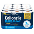 Cottonelle Toilet Paper, 24 Family Mega Rolls = 132 Regular Rolls (4 Packs of 6), Ultra Clean, Strong Bathroom Tissue, 353 Sheets per Roll, Packaging May Vary 🍁 All In One Marketplace Canada