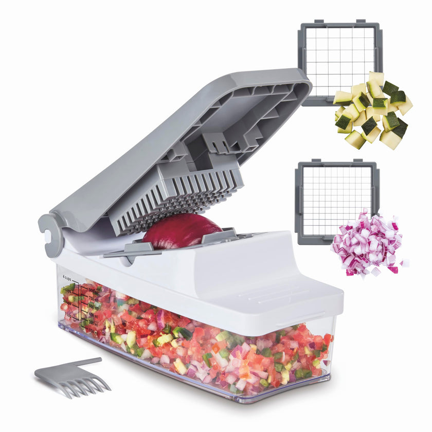 Cuisinart PrepExpress® Vegetable & Fruit Box Dicer/Chopper with Small & Large Blade Grids for Quick & Easy Food Preparation, Comes with a 4-Cup Collection Container (CTG-00-VFCC) 🍁 All In One Marketplace Canada