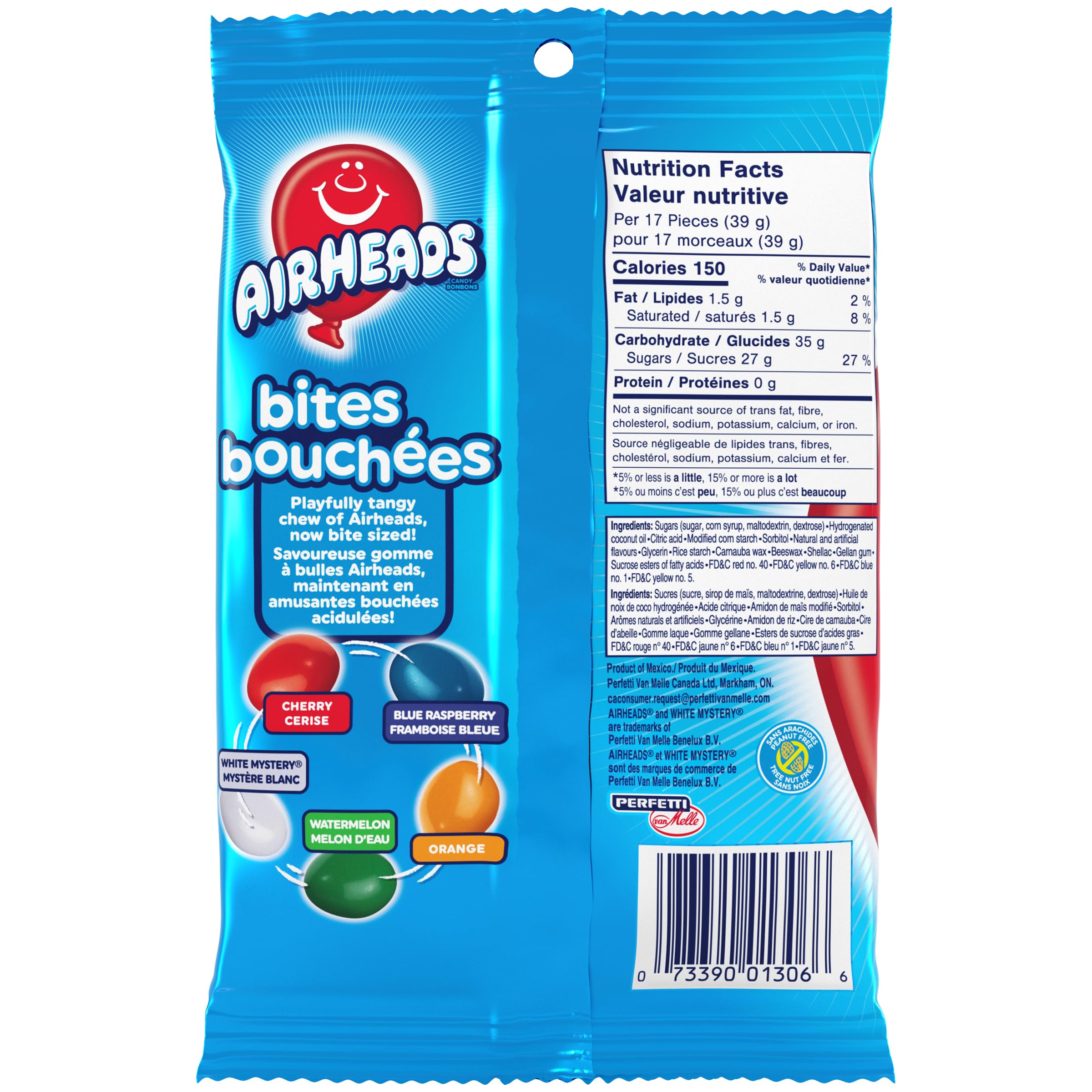 Airheads Bites, Original Fruit Candy, 200g Bag 🍁 All In One Marketplace Canada