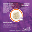 Catit Go Natural Pea Husk Clumping Cat Litter, Tofu, Vanilla 5.6 kg, Dust Free & Lightweight Cat Litter, Easy to Scoop Litiere Pour Chat 🍁 All In One Marketplace Canada