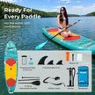 Overmont Inflatable Paddle Board 10'7