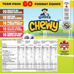 Quaker Chewy Variety Pack (Chocolatey Chip, Rocky Road, Caramel & Chocolate, Apple Fruit Crumble, Strawberry Fruit Crumble) Granola Bars (60 bars x 24g) 🍁 All In One Marketplace Canada