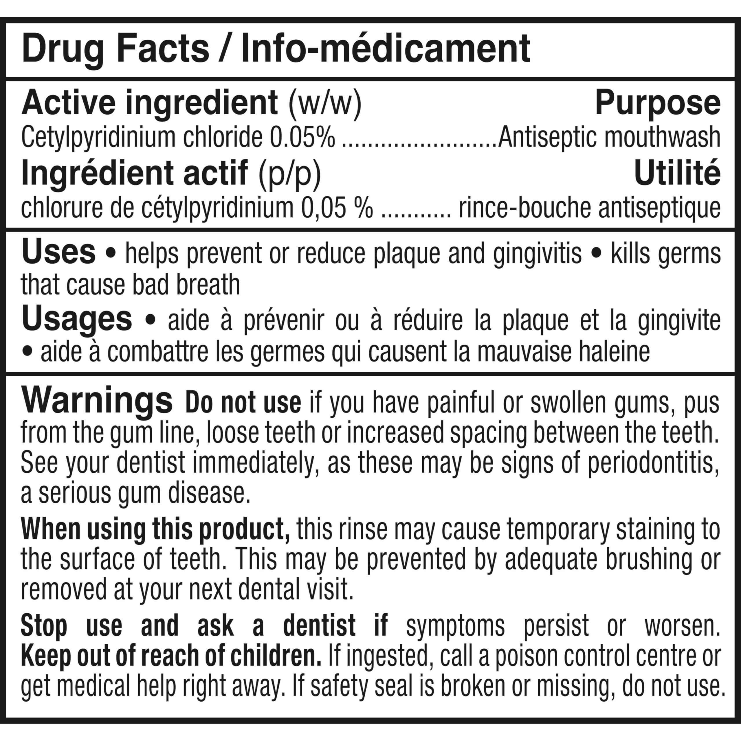 TheraBreath Healthy Gums Oral Rinse, Helps Fight Gingivitis. Alcohol-Free & Dye-Free Mouthwash, Certified Vegan, Halal, Kosher & Gluten-Free, Clean Mint, 1L (Pack of 1) 🍁 All In One Marketplace Canada
