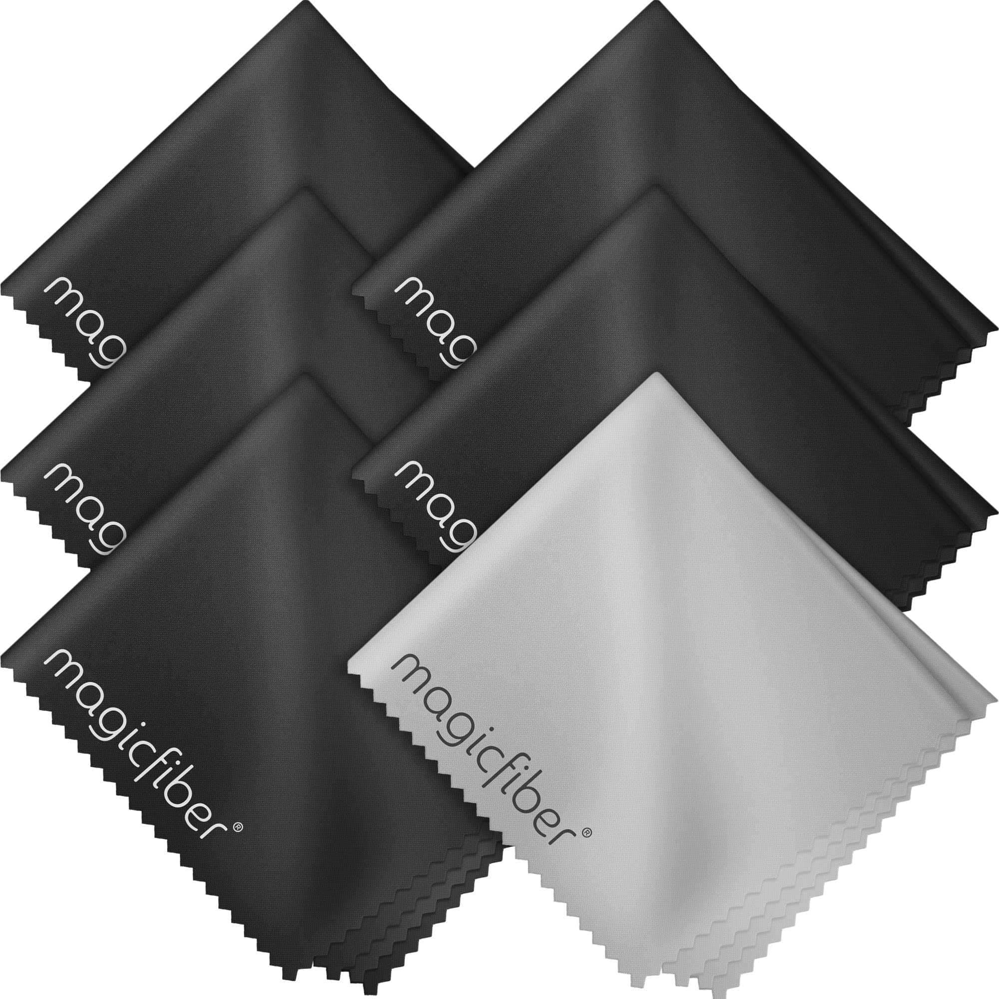 MagicFiber Microfiber Cleaning Cloths 6 Pack 6x7”- Premium Eye Glasses Cleaner for Lens and Screens I Scratch-Free Streak-Free Lint Free 🍁 All In One Marketplace Canada
