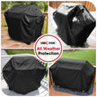 UNICOOK BBQ Cover 55 Inch, Heavy Duty Waterproof Housse BBQ, Special Fade and UV Resistant Outdoor Barbecue Grill Cover, Barbecue Accessories Compatible for Weber Char-Broil Brinkmann and More 🍁 All In One Marketplace Canada