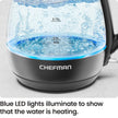 Chefman 1L Electric Tea Kettle with LED Lights, Automatic Shut Off, Removable Lid, Boil-Dry Protection, Hot Water Electric Kettle Water Boiler, Electric Kettles for Boiling Water 🍁 All In One Marketplace Canada