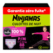 Pampers Ninjamas Nighttime Bedwetting Underwear Girl, Size 7, 88 Count, Disposable Nighttime Underwear 🍁 All In One Marketplace Canada