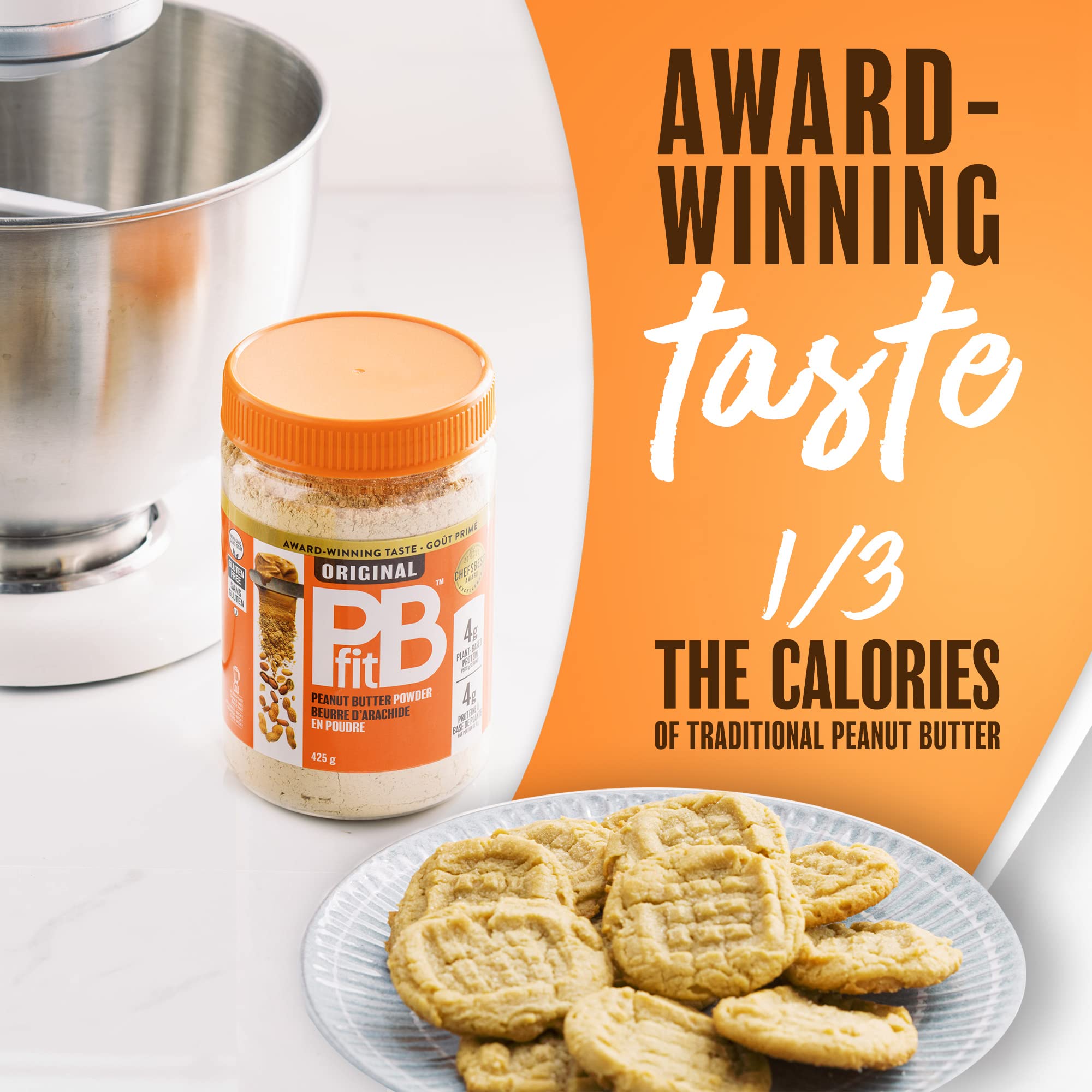 PBfit All-Natural Peanut Butter Powder, Peanut Butter Powder from Real Roasted Pressed Peanuts, Low in Fat High in Protein, 4g of Protein, 425g (15oz) 🍁 All In One Marketplace Canada