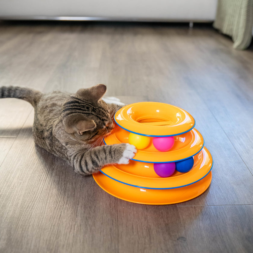 Petstages Tower of Tracks Interactive 3-Tier Cat Toy 🍁 All In One Marketplace Canada