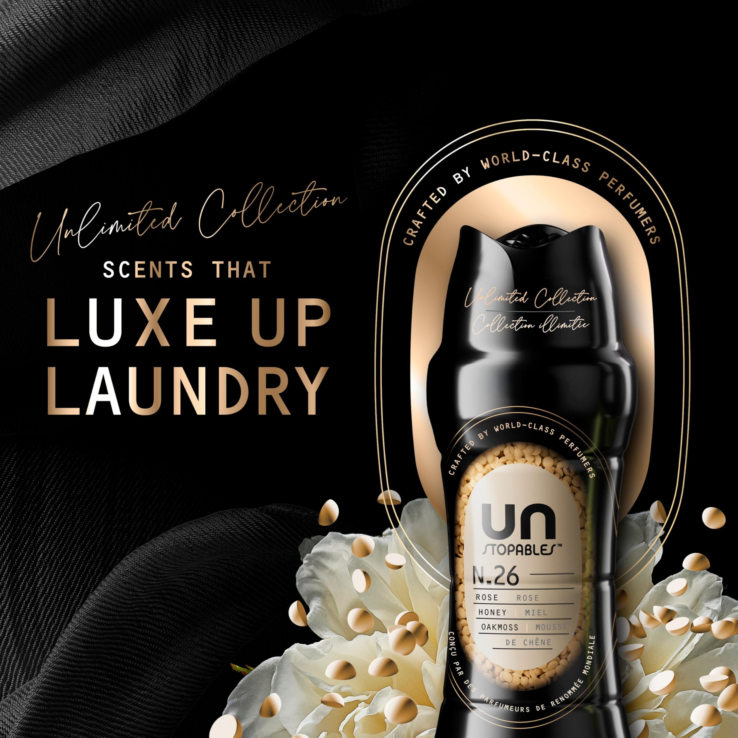 Downy Unstopables Unlimited Collection In-Wash Laundry Scent Booster Beads, No. 26, Fine Fragrance, Long-Lasting Fresh Scent Beads, 751 g 🍁 All In One Marketplace Canada
