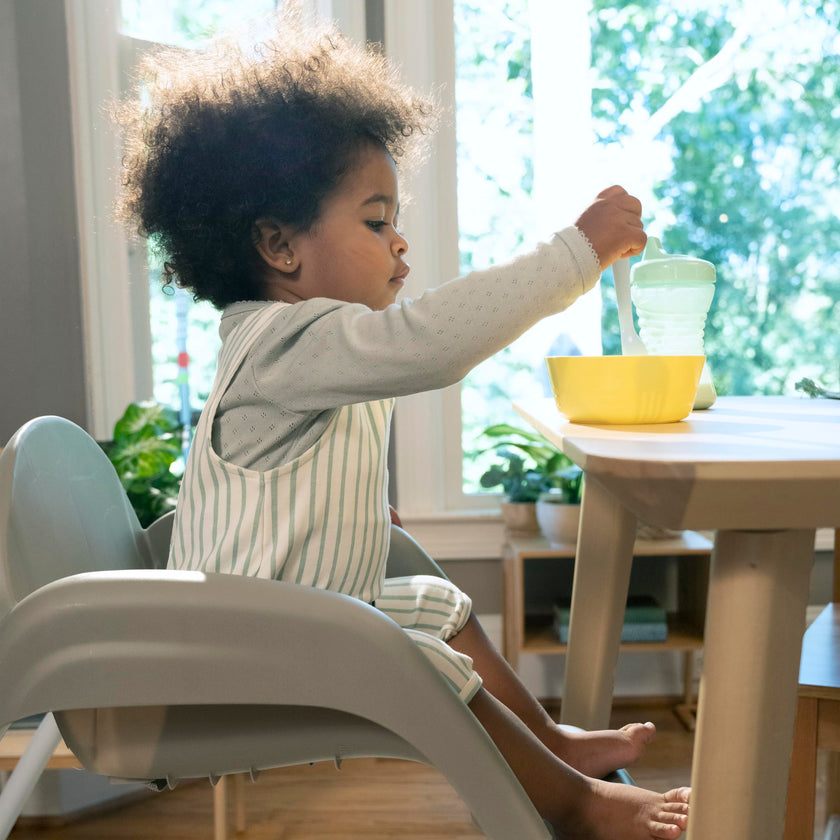 Ingenuity Full Course 6-in-1 High Chair - Baby to 5 Years Old, 6 Convertible Modes, 2 Dishwasher Safe Trays - Astro 🍁 All In One Marketplace Canada