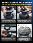 snanlen Upgraded 360° Nano Gel Vacuum Magnetic Phone Holder, Car Phone Holder for Magsafe[108+LBS Strongest Suction & 3000gf Strongest Magnetic], Suction Cup Phone Mount for Car/for iPhone 17 Pro Max 🍁 All In One Marketplace Canada
