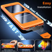 TOCOL 2 Pack for iPhone 16 Pro Screen Protector [Instant Installation][Auto-Dust Removal][HD Clear], Unbreakable 9H+Hardness Shatterproof Tempered Glass [Bubble Proof] 🍁 All In One Marketplace Canada
