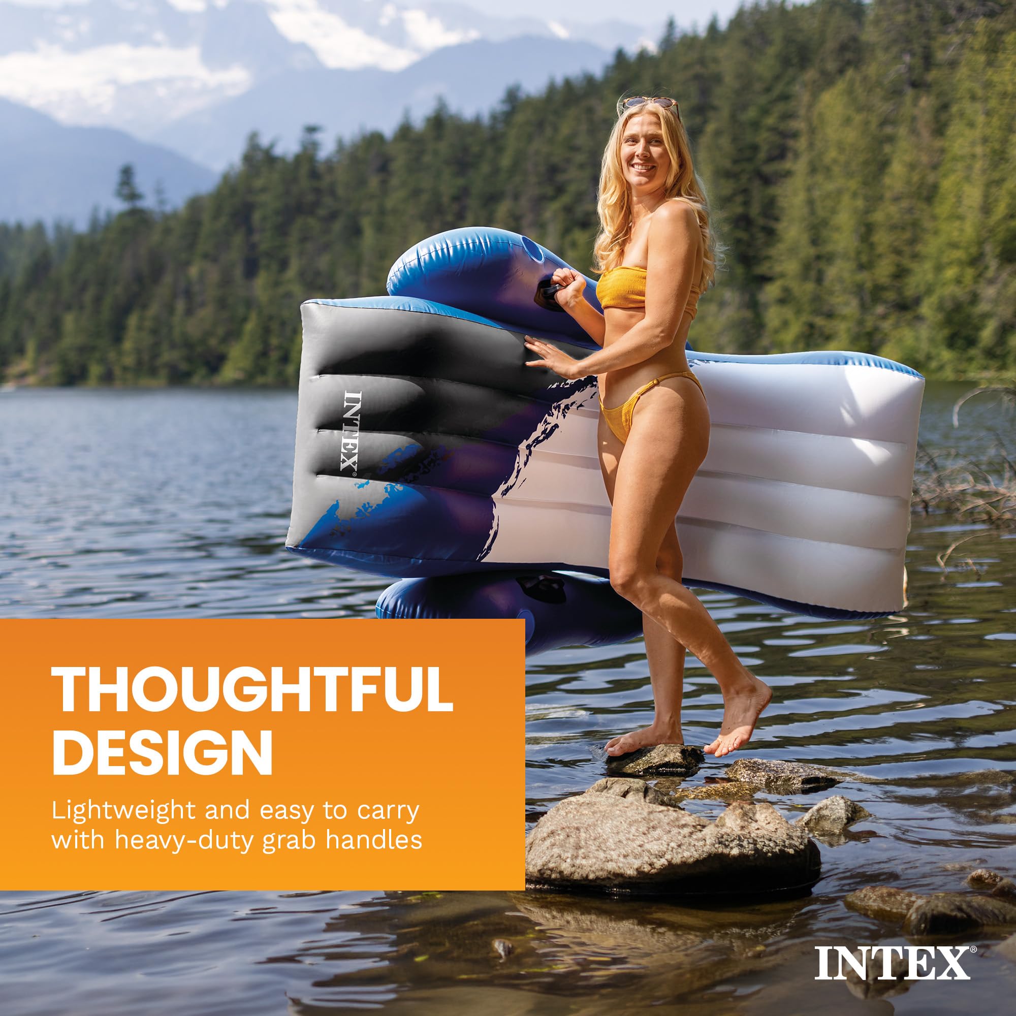 Intex Floating Recliner Inflatable Lounge, 71