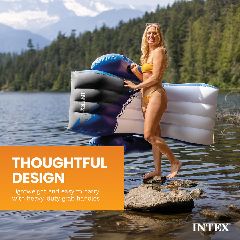 Intex Floating Recliner Inflatable Lounge, 71