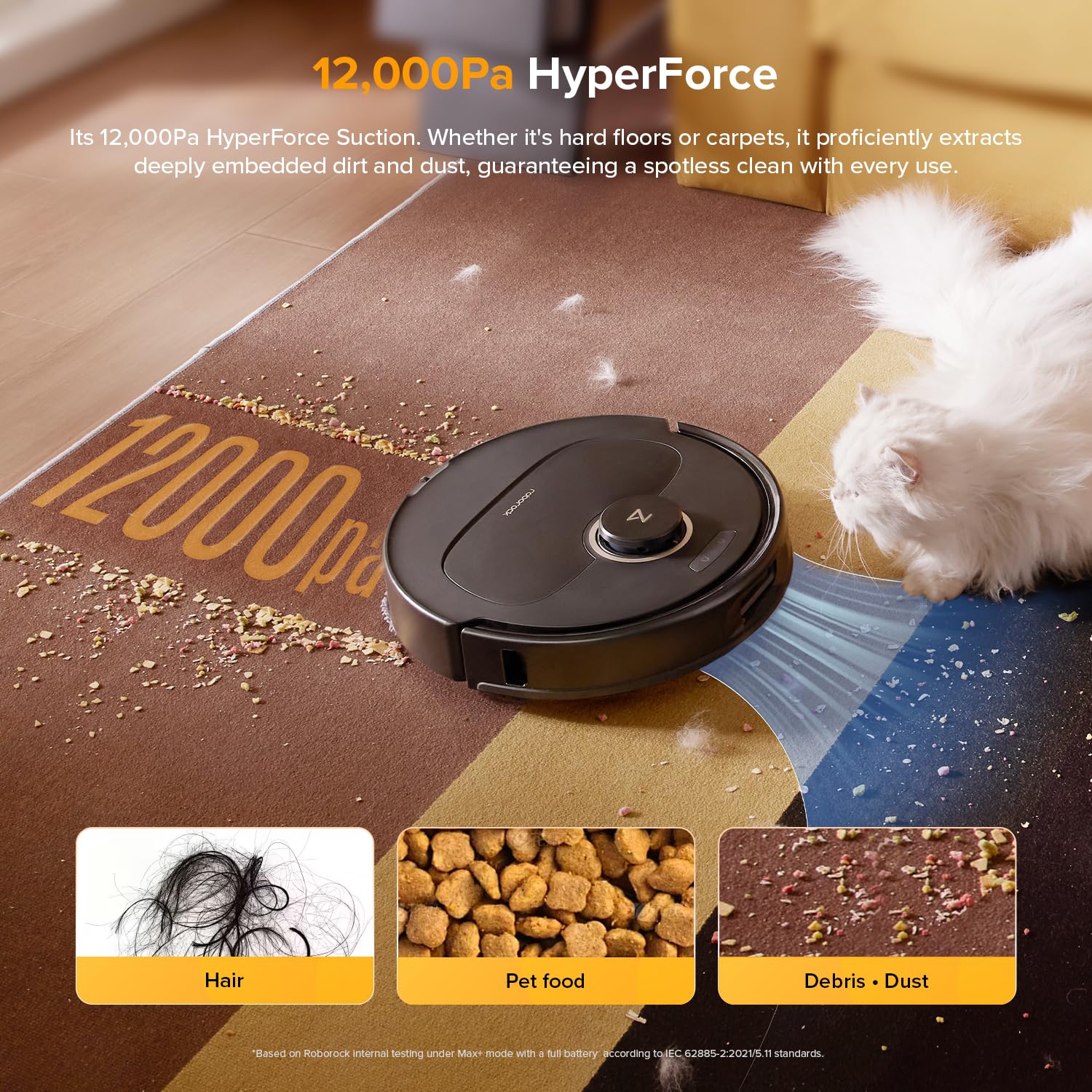 roborock Qrevo S5V Robot Vacuum and Mop, FlexiArm Edge Mopping, 12,000Pa Suction, Smart Obstacle Avoidance, Dual Anti-Tangle Brushes, 10mm Mop Lifting, Auto Mop Washing&Drying, Self-Emptying&Refilling 🍁 All In One Marketplace Canada