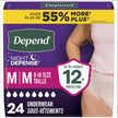 Depend Night Defense Underwear for Women, Overnight, Medium, 24 Count 🍁 All In One Marketplace Canada