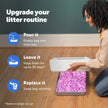 ScoopFree Premium Lavender Scent Crystal Litter, Superior Odor Control, Absorbs 5X Faster, Low Tracking for Less Mess, Lasts up to 2 Months, Lightly Scented (8 lb Bag) 🍁 All In One Marketplace Canada